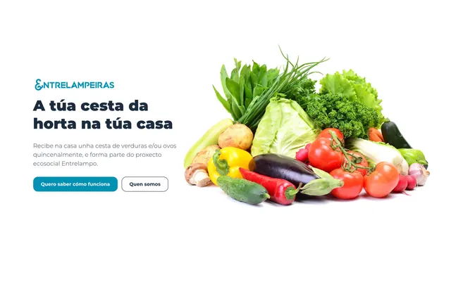 Web de Entrelampeiras diseñada por Grupo Promedia